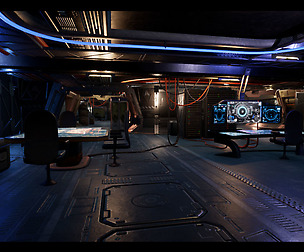 Space station interior - Unreal Engine
