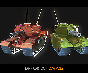 Tank cartoon style