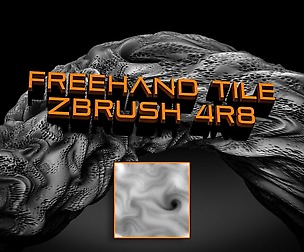 Freehand Tile Zbrush 4R8 Tutorial