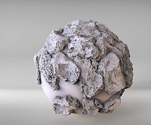 Rock IMM Brush for Zbrush 4R8