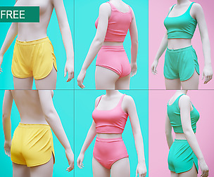 Women's Shorts and Undergarment