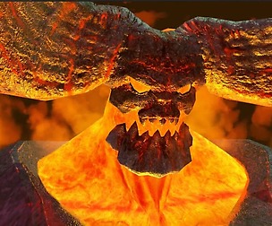 Fantasy Monster Fire Boss