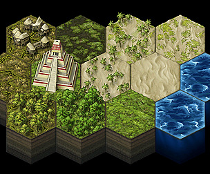 Hex Tropics & Wetlands Terrain