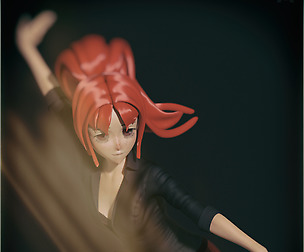 daz3d anime hair for G8 and Sakura 3D model