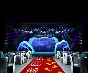 Stage party concert fashion catwalk T station  128