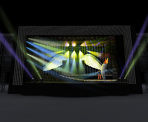 Stage party concert fashion catwalk T station  132