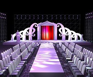 Stage party concert fashion catwalk T station  137