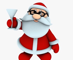 funny santa pose02 christmas 3d print