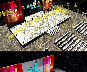 Stage party concert fashion catwalk T station  151