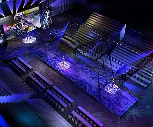 Stage party concert fashion catwalk T station  156