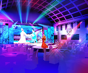 Stage party concert fashion catwalk T station  161