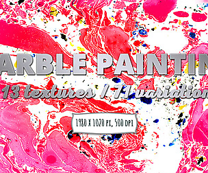 70+ Colorful Marble Paintings Vol.2