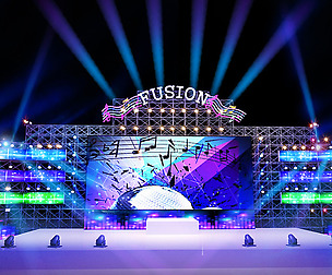 Concert party carnival stage 120