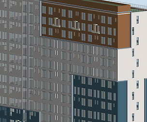 City office building architectural design  029