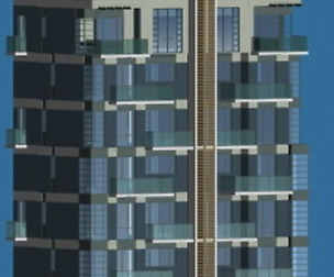 City office building architectural design  031