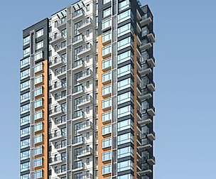 City office building architectural design  036
