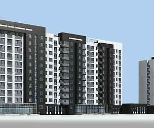 City office building architectural design  039