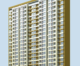 City office building architectural design  040