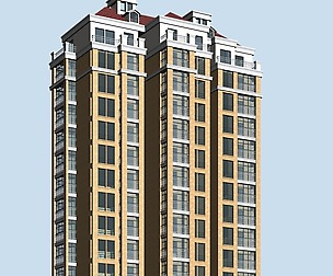 City office building architectural design  048