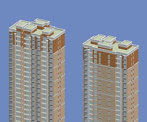City office building architectural design  053