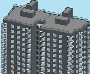 City office building architectural design  054