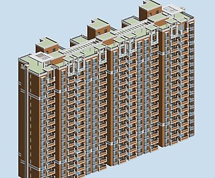 City office building architectural design  057