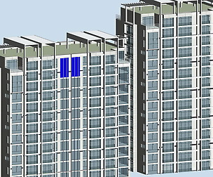 City office building architectural design  059