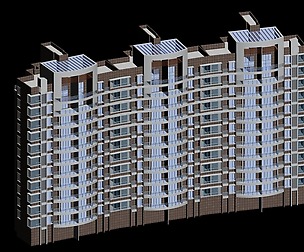 City office building architectural design  063