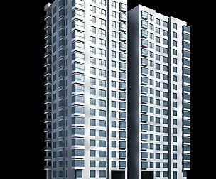 City office building architectural design  065