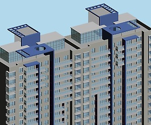 City office building architectural design  077