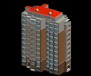 City office building architectural design  099