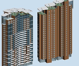 City office building architectural design  106