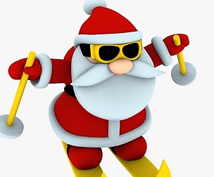funny santa pose04 christmas 3d print