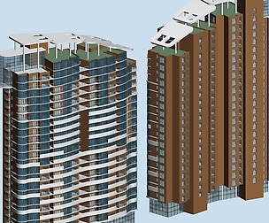 City office building architectural design  112
