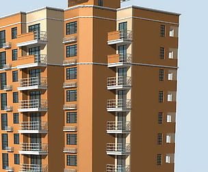 City office building architectural design  113