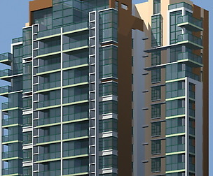 City office building architectural design  114