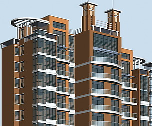 City office building architectural design  118