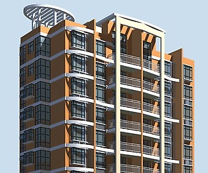 City office building architectural design  119