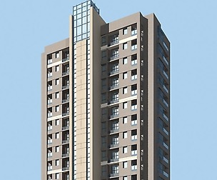 City office building architectural design  120
