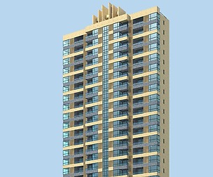 City office building architectural design  123