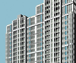 City office building architectural design  125