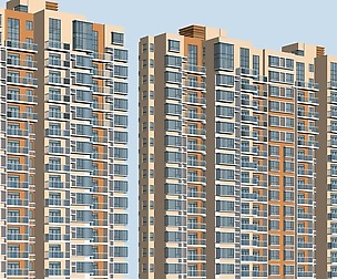 City office building architectural design  126