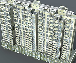 City office building architectural design  127