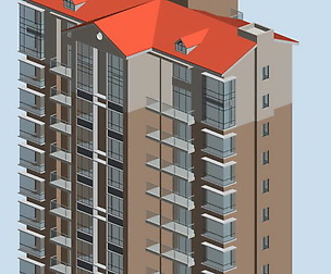 City office building architectural design  128