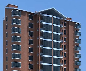 City office building architectural design  130