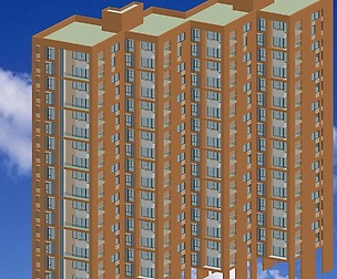 City office building architectural design  132