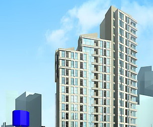 City office building architectural design  133