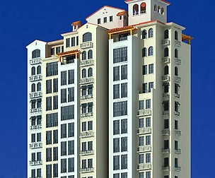 City office building architectural design  137