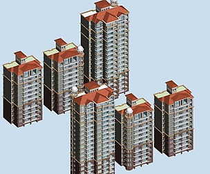 City office building architectural design  139