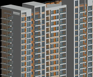 City office building architectural design  143